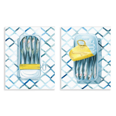 Ensemble de 2 plaques de conserves en conserve par Grace Popp