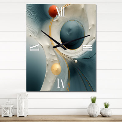 Spiral Miracle Of Cosmic Delight V - Abstract Spirals Wall Clock