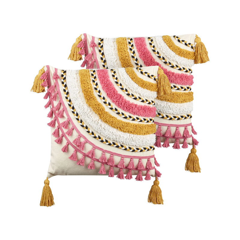 Liesel Geometric Square Throw Cushion