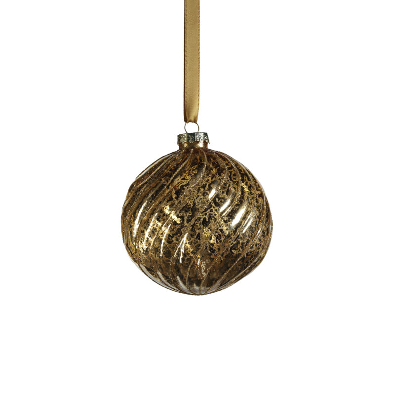 Ornement boule Amele® The Holiday Aisle®, H 4 po x l 4 po x P 4 po