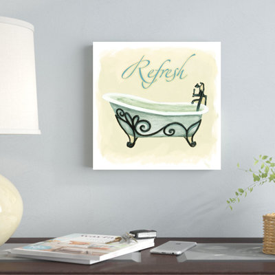 «Little Refresh Tub», impression sur toile tendue