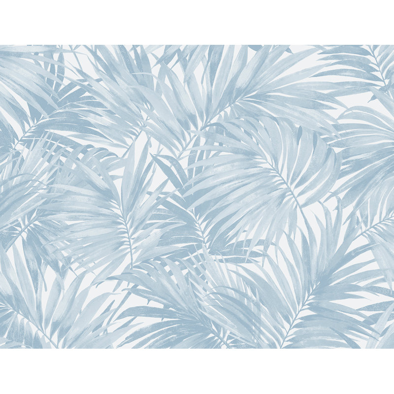 Floral Wallpaper Roll, Blue