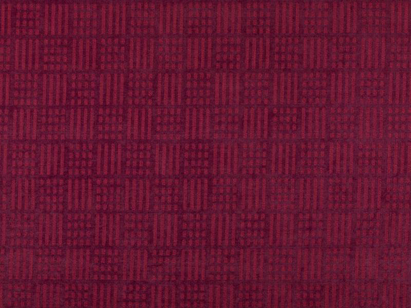 Tissu bandera ii Laura Kirar, Prune / rouge