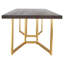 South Hampton 40'' Iron Pedestal Dining Table-58191678