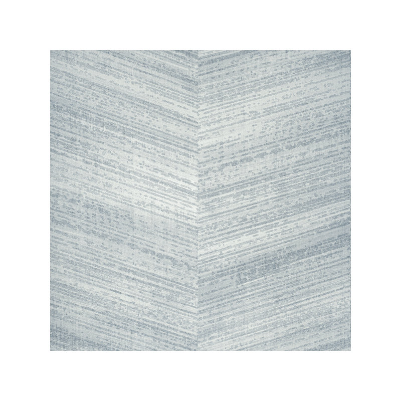 Salt Collection Glass Beads Vetro Chevron Design 10.05m x 53cm Wallpaper Roll, Navy