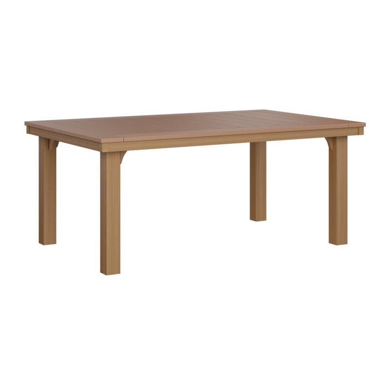 Homestead Outdoor Dining Table, Cedar, Natural Teak