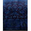 Tapis noué à la main gris unique de 8 pi 3 po x 10 pi 2 po Fine Vibrance