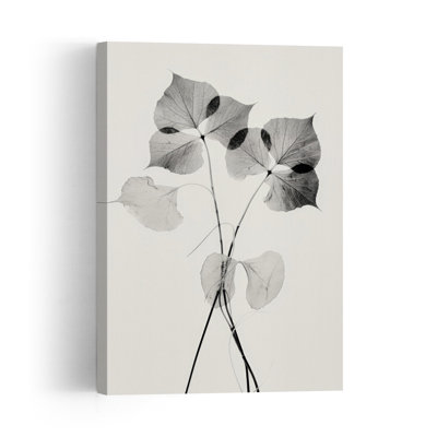 Ethereal Leaves Abstract Contemporary Landscape Nature Wall Art Print