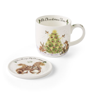 Classic Wrendale Designs,  Tree Mug & Coaster