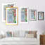 Illustration florale de porte - peinture-435197101-435197110