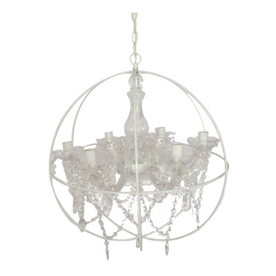 Lustre sphérique unique à 6 lumières Goodman