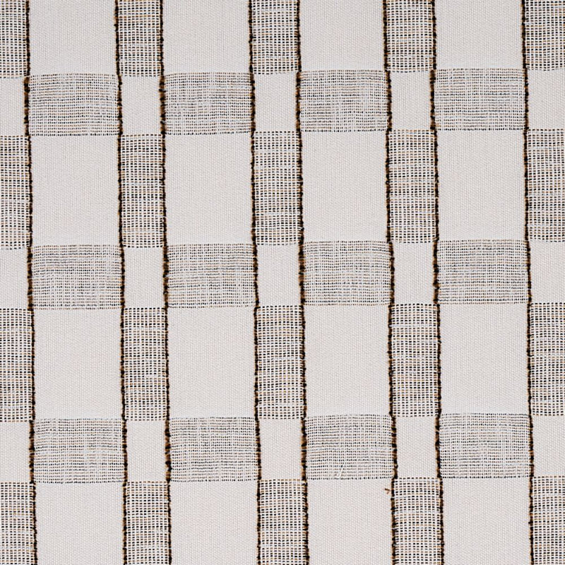 Elko Plaid Fabric, Straw