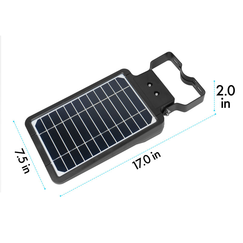 Projecteur à del solaire alimenté