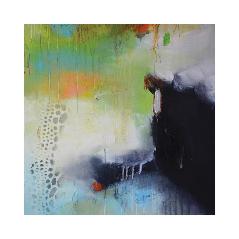 Abstract IV 1 Piece Wrapped Canvas Painting, 66.04cm H x 66.04cm W x 1.91cm D