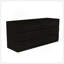 Commode double 6 tiroirs Tronx, chambre, noir-614863776