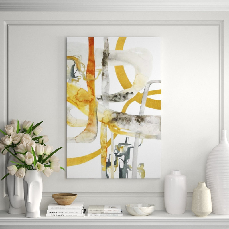 Crossing Encounter I Print by Jean Kenna, Glass Coat, 81" H x 54" W x 1.5" D