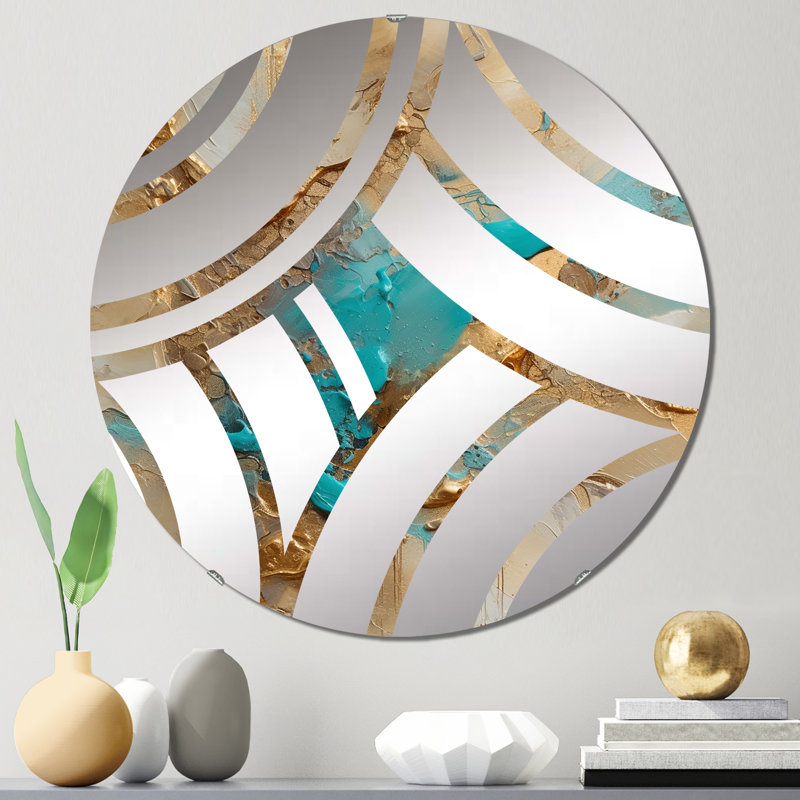 Miroir décoratif Witherell, 23,6 po x 23,6 po