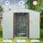 Outdoor Metal Storage Shed With Metal Foundation-125096952-125096958