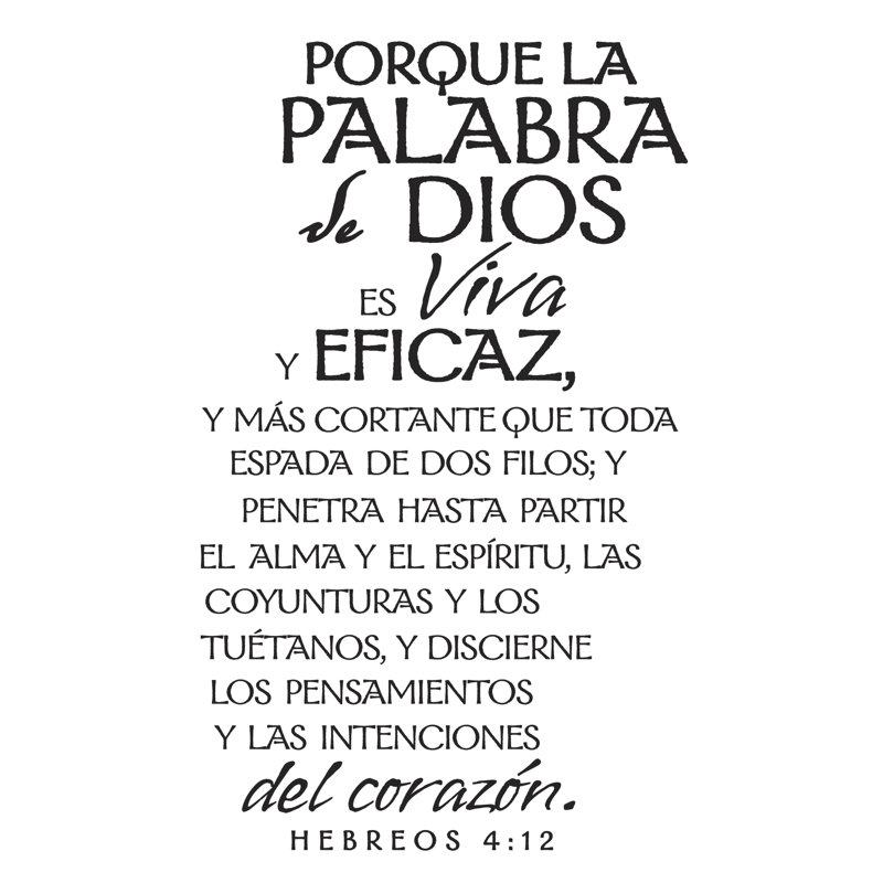 Plaque Kirkby La Palabra De Dios, espagnol