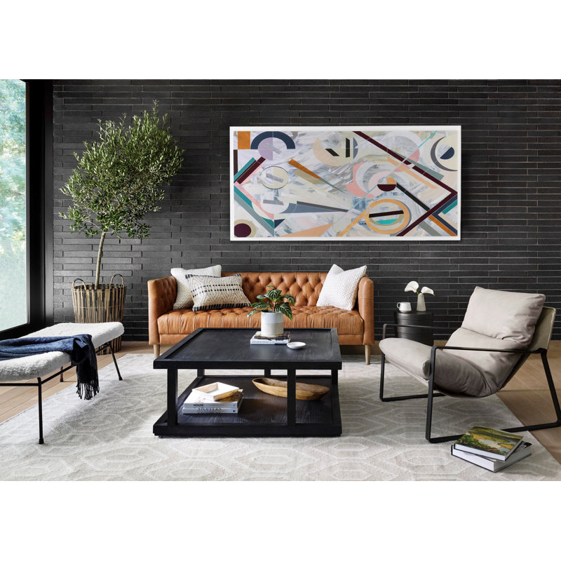 Williams Leather Sofa-75"-Nat Wash Camel, Natural Washed Camel Genuine Leather