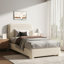 Lit plateforme tapissier Hayden