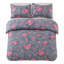 Microfiber Floral Duvet Cover Set-125579156
