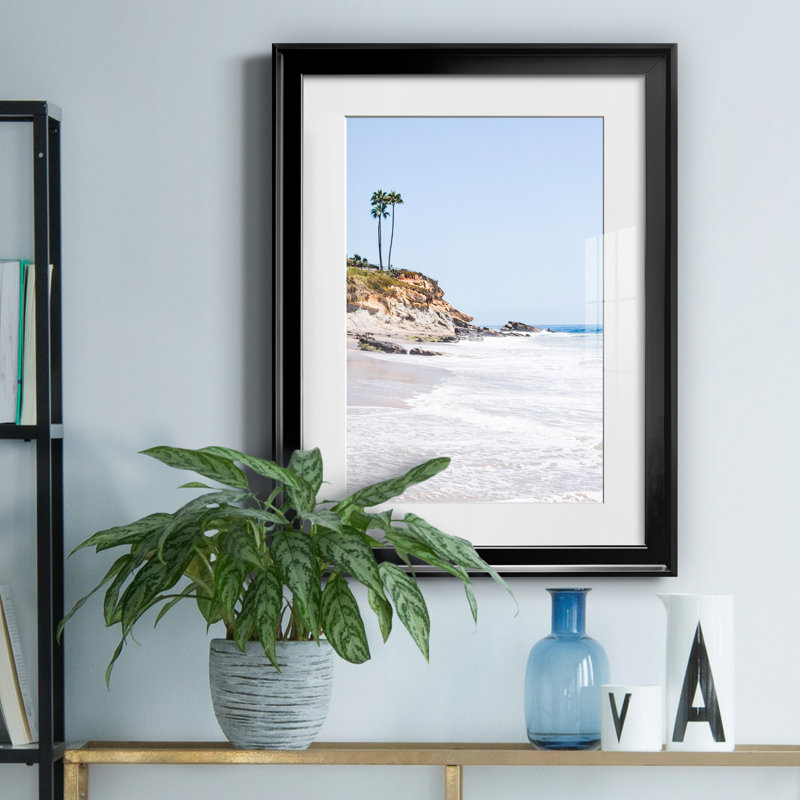 «Faded Summer» par Natalie Carpentieri - reproduction de photo sur papier encadrée, Cadre noir