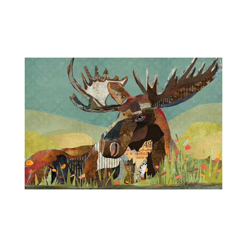 Sunbathing Beast by Traci Anderson - Painting on Canvas, Wrapped Canvas, 66.04cm H x 101.6cm W x 3.81cm D