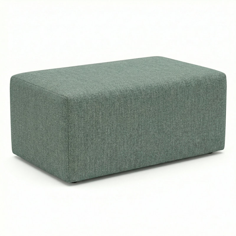Pouf d'extérieur berlinois Lily Hive 18X30x13, Sauge