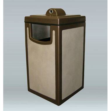 Wausau Tile 30 Gallon Trash Can, Wayfair