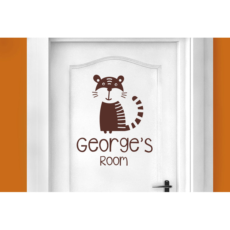 Animals Wall Decal, Brown