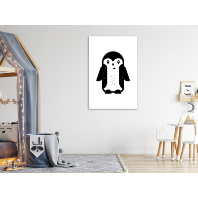 Leinwandbild Funny Penguin