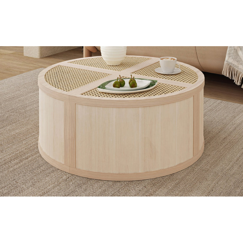 Round to Square Block Modular Coffee Table