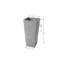 Valencia Tall Stone Composite Pot Planter with Plant Shelf-90848194-90848195