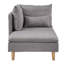 Chaise longue à accoudoirs carrés Poyner-768407875