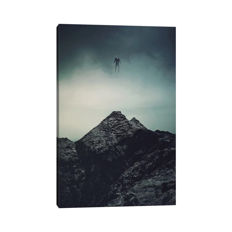 «Escape» par Rob Hakemo - impression d'art graphique, Toile tendue, H 60 po x l 40po x P 1,5 po