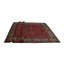 Tapis rouge noué à la main de conception unique 7 pi 2 po x 9 pi 6 po Jamiroquai