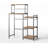 6-Tier Mini Fridge Stand With Storage,Mini Fridge Shelf,Mini Coffee Bar With Mini Fridge Space,Baker Racks,Microwave Stand,Mini Fridge Cabinet With Storage