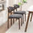 Upholstered Solid Wood Dining Chair Side Chair-1686037626
