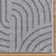 Moorebank Michele Modern Casual Geometric Tile Waves Gray White Flatweave Indoor/Outdoor Area Rug