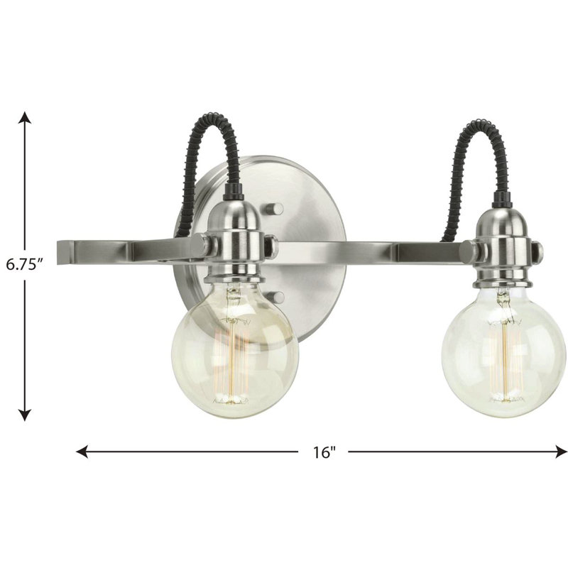 Rodina 3 - Light Dimmable Vanity Light, Brushed Nickel