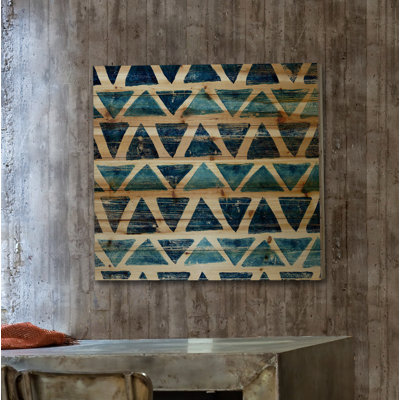 Triangles - No Frame Painting on Wood