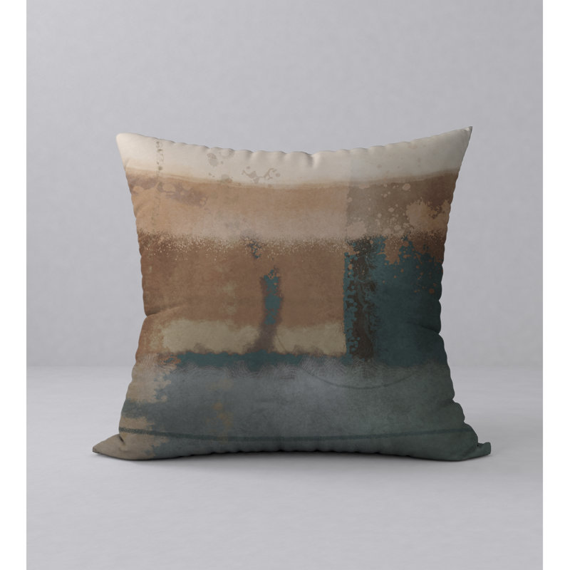 Housse de coussin carrée énergique et insert, 24" X 24"