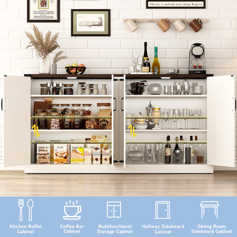 Buffet Jalmer 65, Blanc
