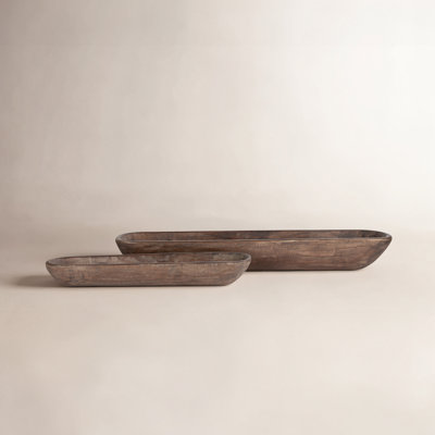 Moores Solid Wood Tray - Set of 2