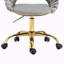 Chaise de travail en cuir véritable Quadry-86824349