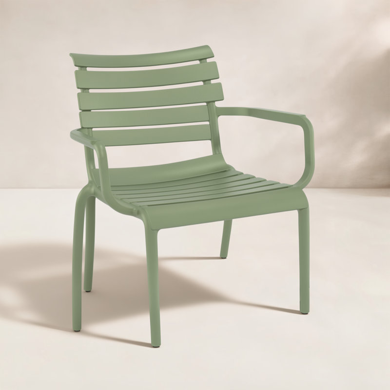 Fauteuil club d'extérieur Ruta Paris, Vert olive