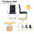 Rheese Modern Upholstered Faux Leather Cantilever Dining Chairs with Metal Frame (Set of 6)-1847051815-1818593101-1822942763