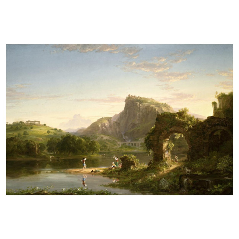 L'Allegro par Thomas Cole - Estampe numérique, H 32 po x l 40 po
