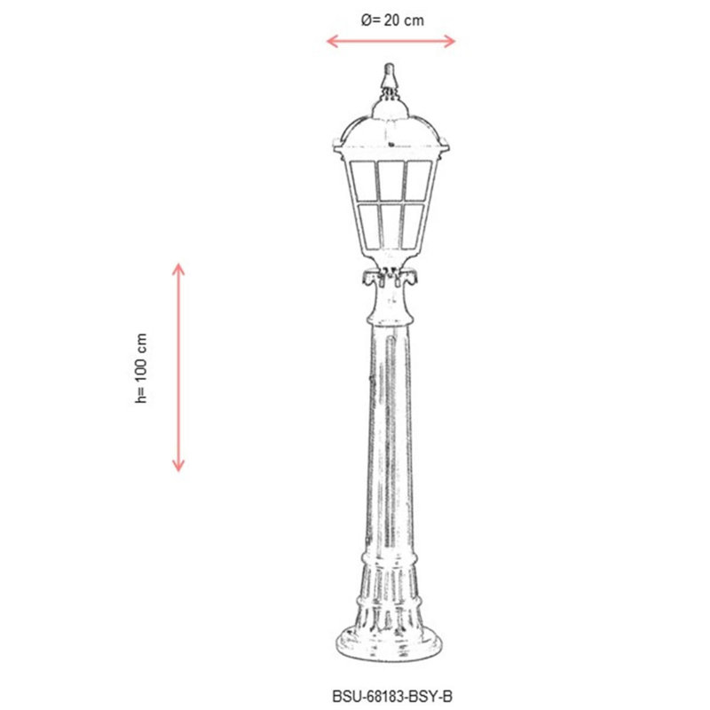 Adhira 100cm Traditional Floor Lamp